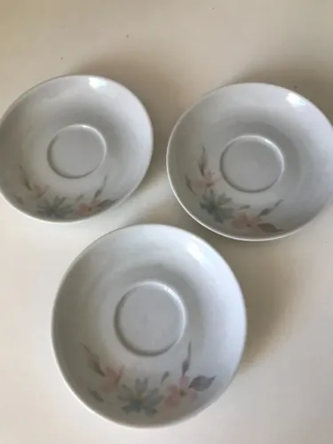 Conjunto De 3 Pires Vintage Em Porcelana Da Marca Pozzani