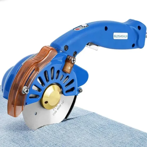 Máquina De Cortar Tecido RCS-100 Direct Drive 4 Velocidades Lanmax Cor Azul