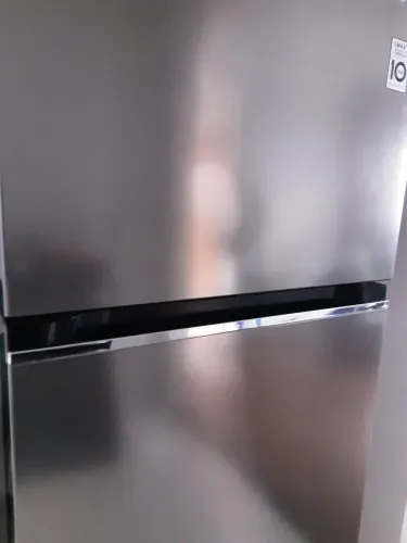 PRA VENDER RAPIDO Geladeira LG 2 Portas Frost Free Inverter 395L Duplex Inox 220V 