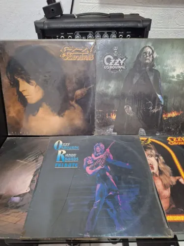 Lp ozzy osbourne BLACK RAIN + NO MORE TEARS...