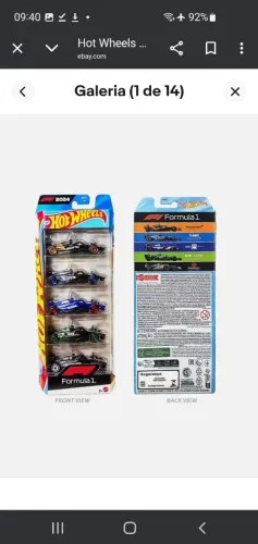 Pack F1 Hotwheels