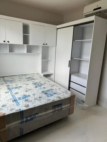 Apto mobiliado 2 quartos 