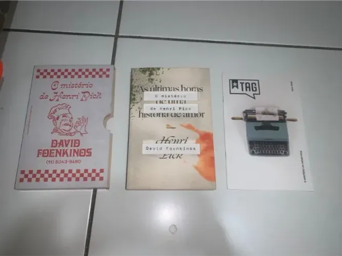 Livro: O mistério de Henri Pick | Editora: TAG Livros / edição TA