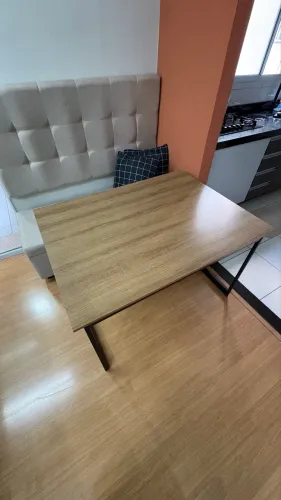 Mesa de jantar 4 lugares retangular