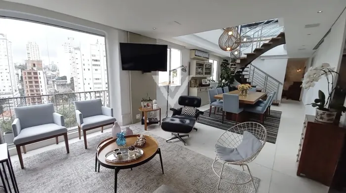 Cobertura Duplex Exclusiva em Perdizes com 221 m², 4 Suítes, 4 vagas e Vista Panorâmica