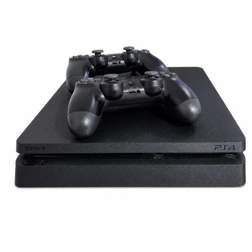 Ps4 slim com 2 controles 1 tera