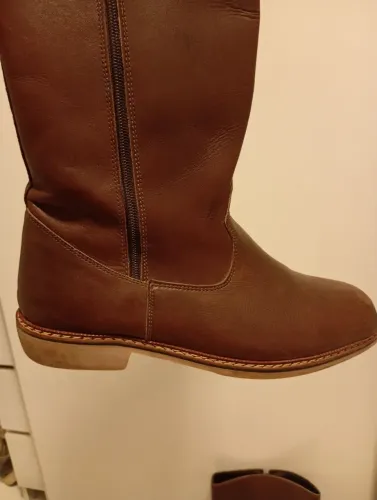 Botas de couro cavalgada 42