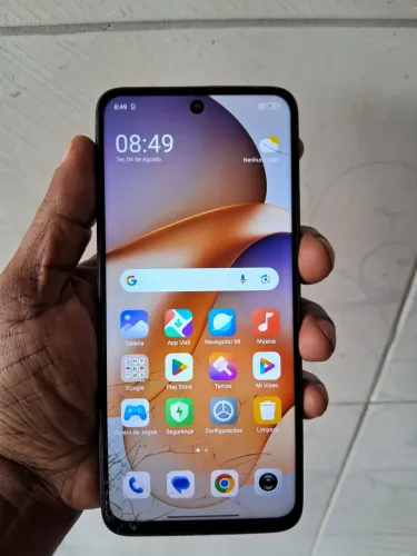 Redmi 12 256GB trincado porém funcionando tudo perfeitamente, whats *