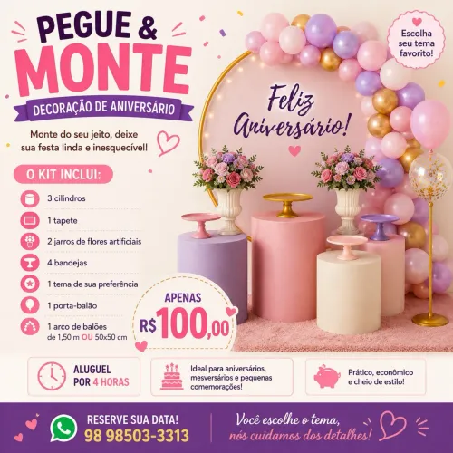 Kit Pegue e Monte