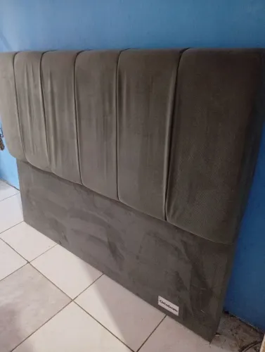 Cabeceira estofada cama Queen Ortobom