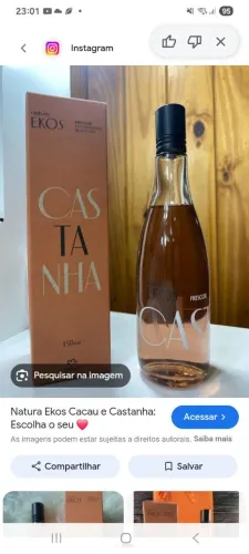 Perfume Natura Ekos Castanha 65,00 Promoção 