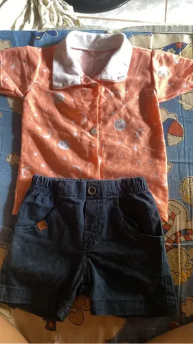 Conjuto menino de 1 a 5 meses