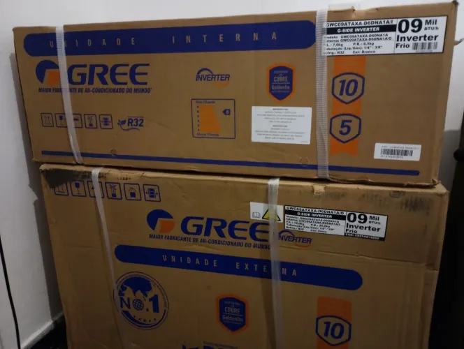 ar condicionado split gree inverter 9000btus lacrado