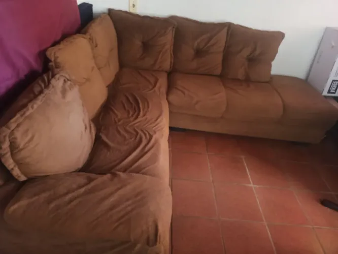 Jogo de sofá de canto 6 Lugares