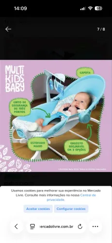 Cadeira de balanço bebê