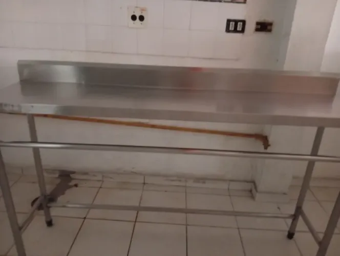 Bancada de inox 1,50x33cm