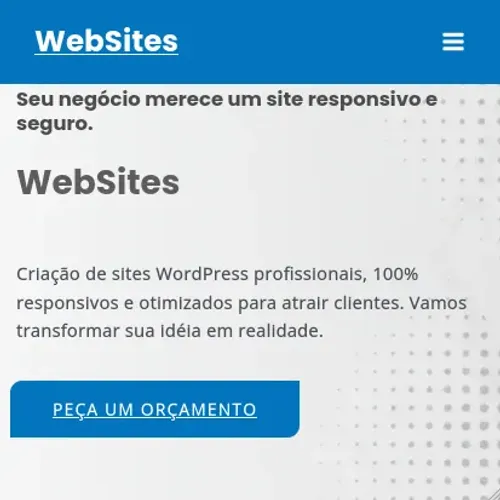 Criação de sites responsivos e profissionais