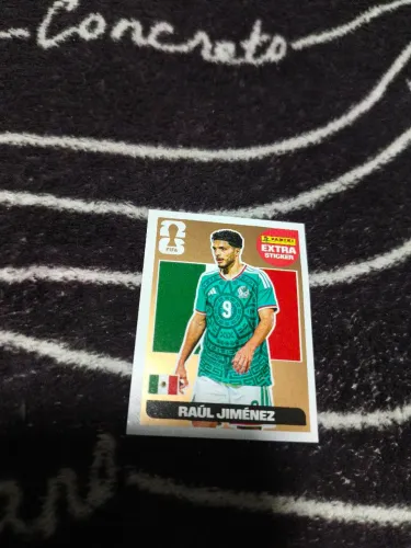 Figurinha Extra Sticker Raúl Jiménez Bronze - Copa do Mundo 2026