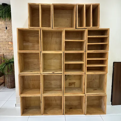 Nichos de madeira multiuso 