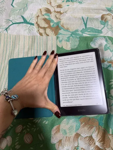 Kindle Paperwhite 32GB Signature Edition + Capa Verde-Jade + Caixa + Cabo Original