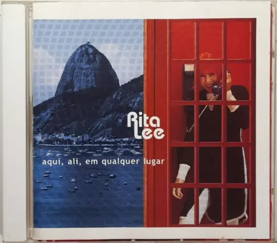 CD Musical - Rita Lee - Aqui, ali, em qualquer lugar - Ano 2001 - Em Excelente estado