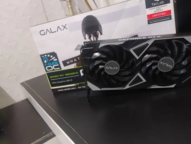 RTX 3050 6GB VRAM POSSUI CAIXA VENDA OU TROCA ( N FASSO OLX PAY N FASSO ML )