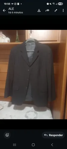 Blazer preto masculino 