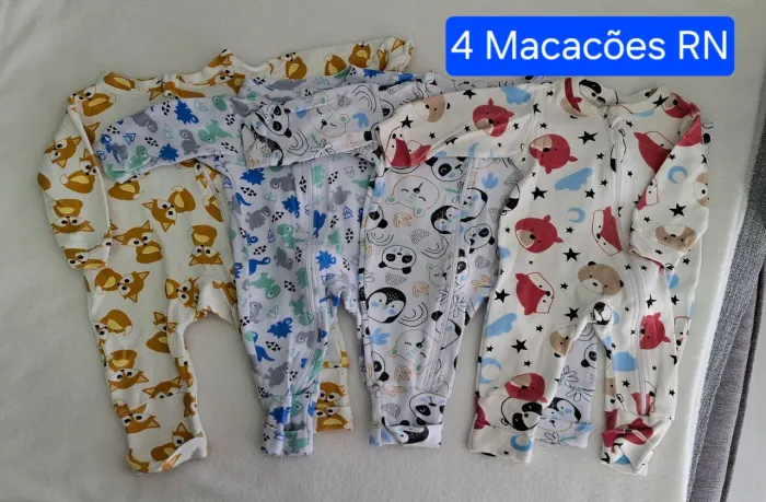 Conjunto 4 Macacões RN