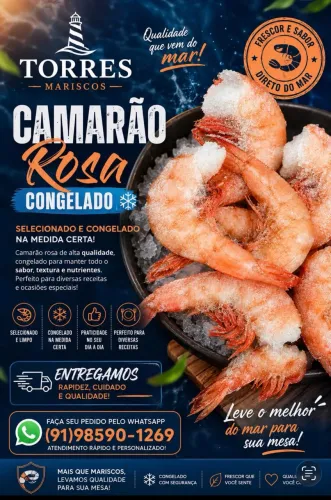 Camarão rosa 