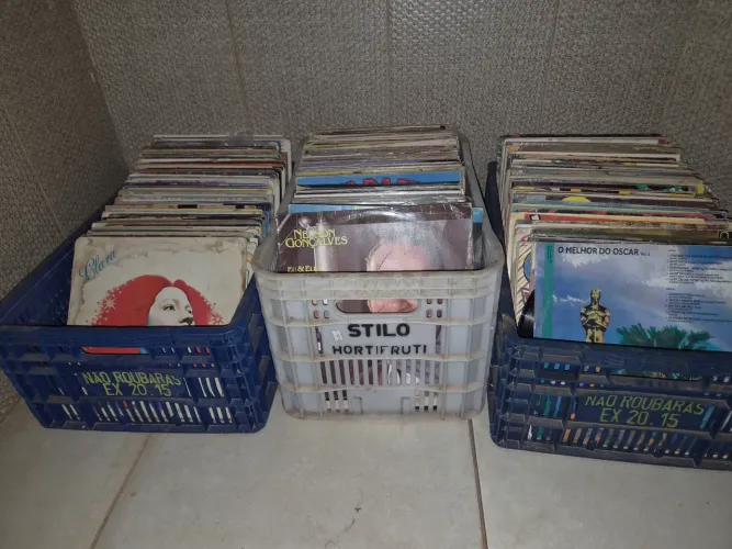350 discos de vinil