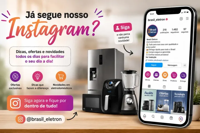 Eletrodomésticos novos para sua casa