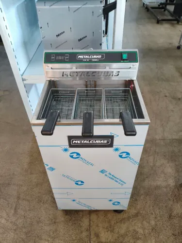 Fritador Elétrico Zona Fria 18 Litros 8000W 220V - MetalCubas