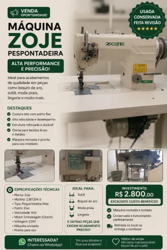 Máquina de costura