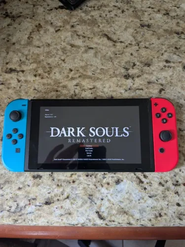 Nintendo Switch V1 desbloqueado + acessórios + 3 jogos