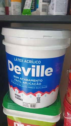 Tinta Deville 18 litros, frete grátis
