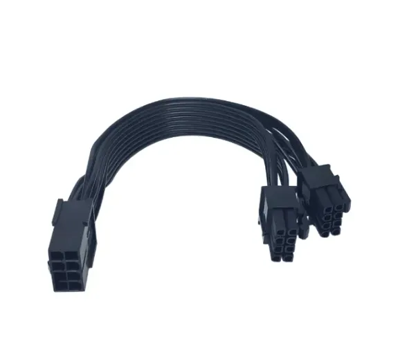 Cabo Y Adaptador Alimentação Placa De Video 8 Pinos x 2x 6+2 Pinos
