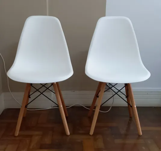 Par de cadeiras Easy Wood da Tok&Stok