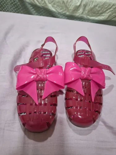 Sandalia Melissa Possession Barbie rosa tamanho 35