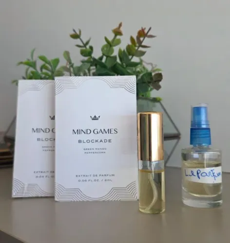 KIT DECANTS - Mind Games Mentor, Blockade, JPG Le Beau Le Parfum