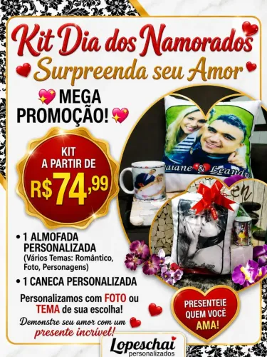 Kit dia dos namorados