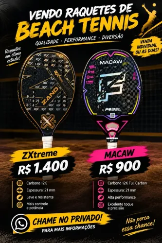 VENDO RAQUETE DE BEACH TENNIS