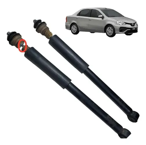 Par Amortecedor Traseiro Toyota Etios 2015 002404/2012 Uzad0