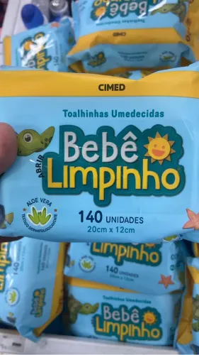 Lenço umedecido barato