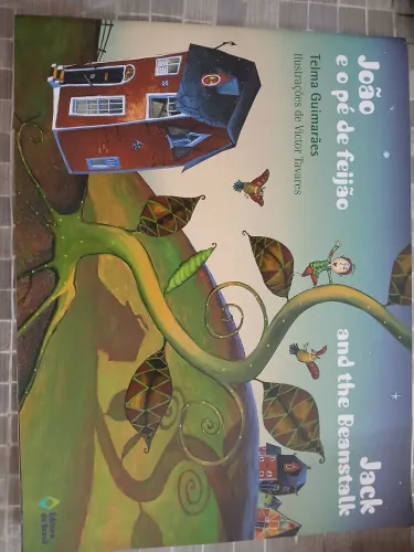 Livro João e o pé de feijão Bilíngue Inglês 