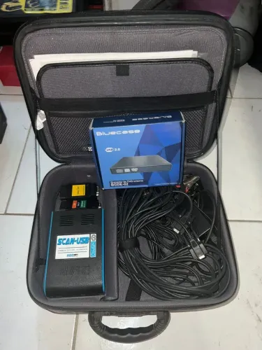 Scanner automotivo Napro PC-Scan 3000 (VCI Pro / USB NR Pro) + Gravador externo Bluecase.