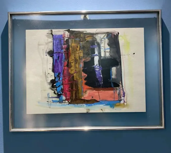 Aquarelas Quadros Abstrato 