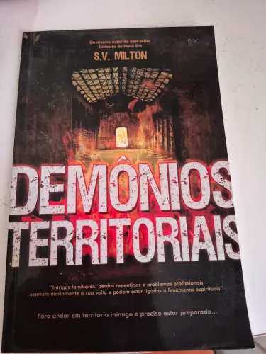 Livro " demônios territoriais " + 1 livro de brinde
