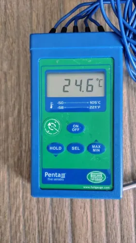 Termômetro Digital Portátil Penta III FULL GAUGE - 5 sensores