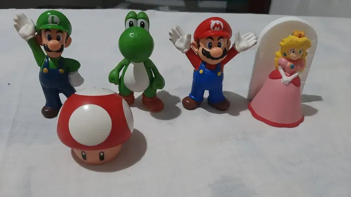 Coleção miniaturas mario mc donalds originais