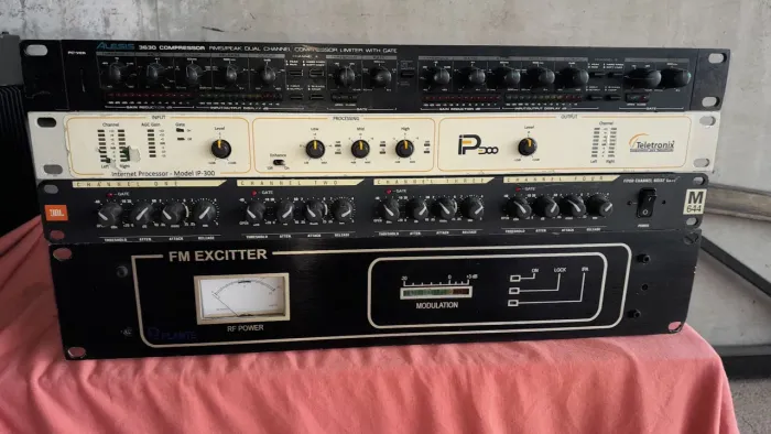 Transmissor fm 150 watts compressor + gate e outros